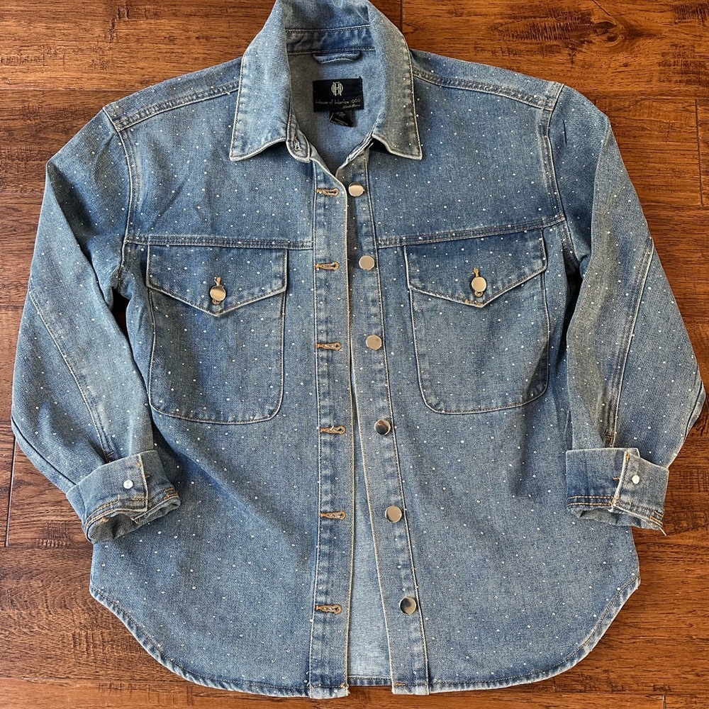 House of Harlow 1960 Blue Jean Jacket